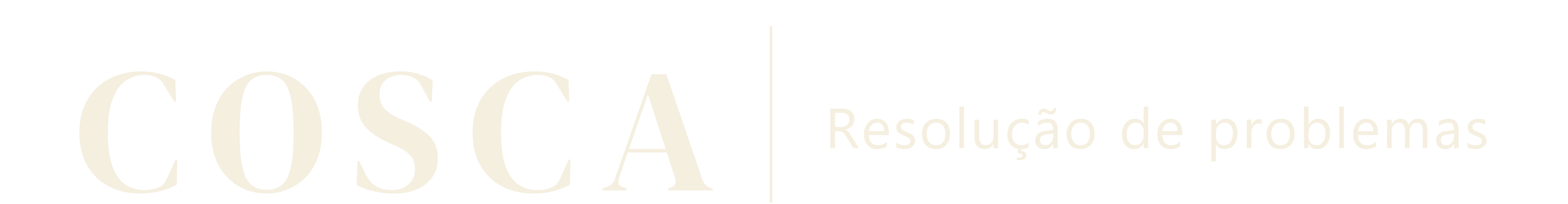 Cosca — Resolução de problemas